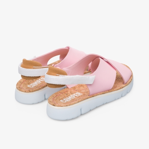 Camper Oruga Sandals Pink - Womens Singapore KIOVFN-048